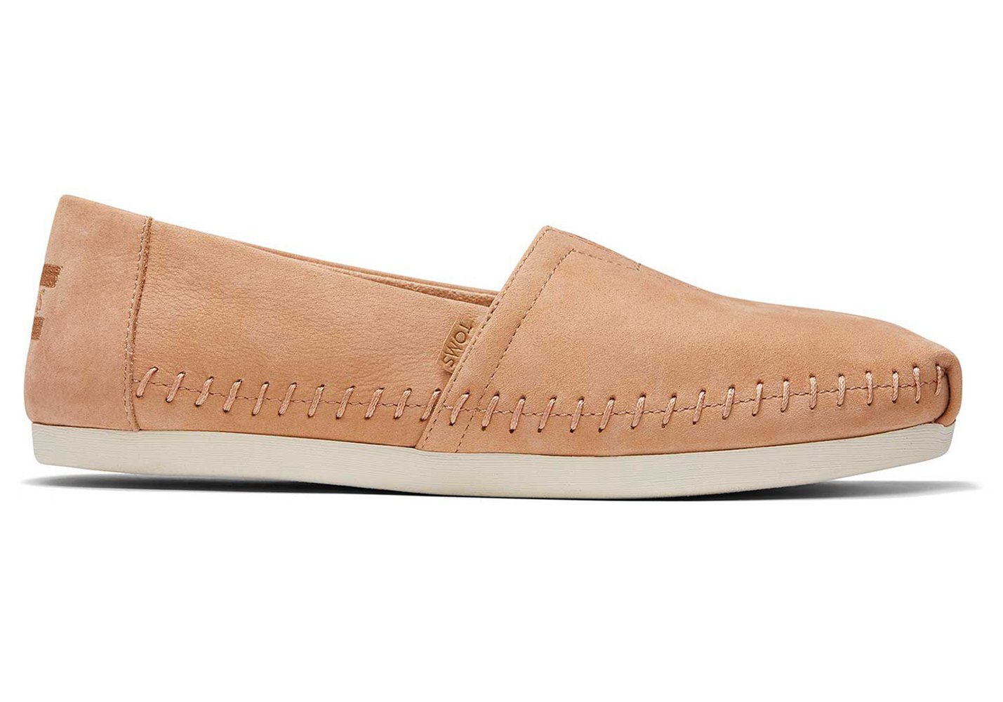 Toms Espadryle Damskie Pomarańczowe - Alpargata Skórzane - 28PVFRKEN